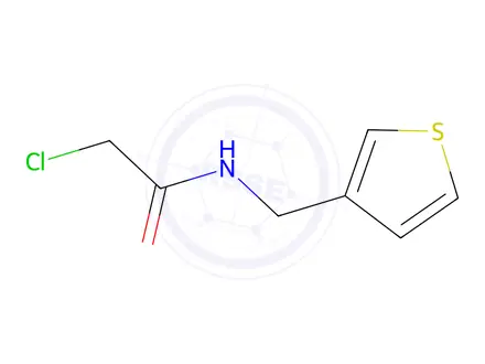 Chemical structure of 2-Chloro-N-(thiophen-3-ylmethyl)acetamide