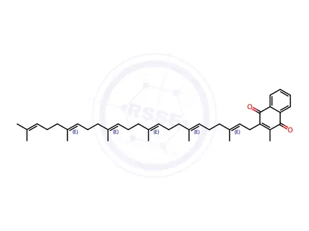 Chemical structure of Menaquinone-6(MK-6)