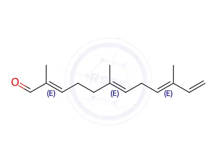 Chemical structure of α-Sinensal