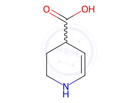 Chemical structure of 1,2,3,4-tetrahydropyridine-4-carboxylic acid