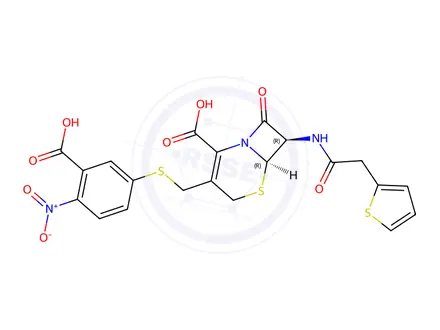 Chemical structure of Penicillin Beta-lactamase