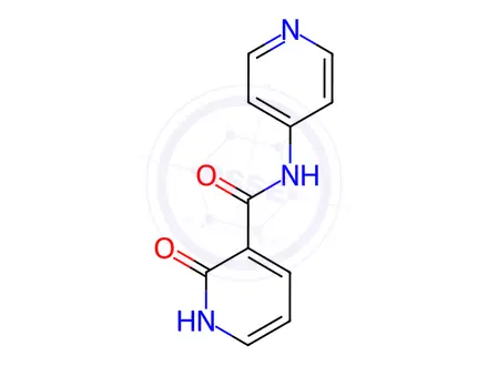 Chemical structure of 2-Oxo-N-(pyridin-4-yl)-1,2-dihydropyridine-3-carboxamide