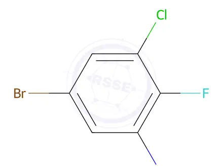 Chemical structure of 5-Bromo-3-chloro-2-fluoroaniline