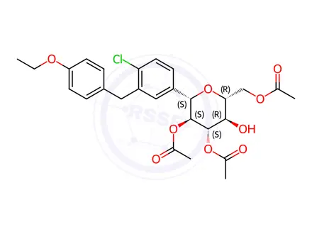Chemical structure of Dapagliflozin Impurity 346