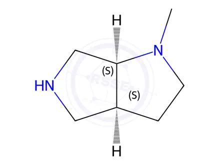 Chemical structure of cis-1-Methylhexahydropyrrolo[3,4-b]pyrrole Dihydrochloride