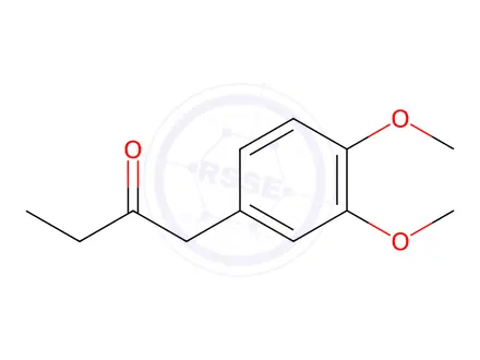 Chemical structure of 1-(3,4-Dimethoxyphenyl)-2-butanone