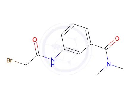 Chemical structure of 3-[(2-Bromoacetyl)amino]-N,N-dimethylbenzamide