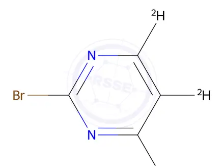 Chemical structure of 2-Bromopyrimidine-4,5,6-d3