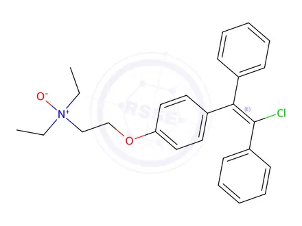 Chemical structure of E-Clomiphene N-oxide