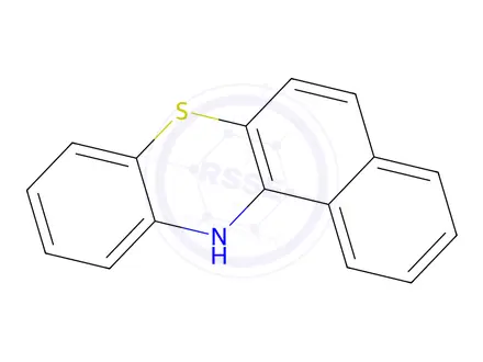 Chemical structure of 12H-benzo[a]phenothiazine