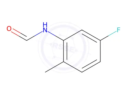 Chemical structure of N-(5-Fluoro-2-methyl-phenyl)formamide