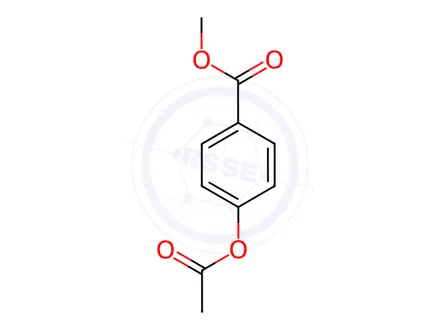 Chemical structure of Methyl 4-acetoxybenzoate