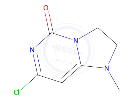 Chemical structure of 7-Chloro-1-methyl-2,3-dihydroimidazo[1,2-c]pyrimidin-5(1H)-one