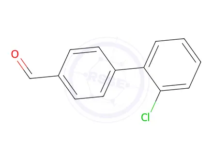 Chemical structure of 2’-Chlorobiphenyl-4-carbaldehyde