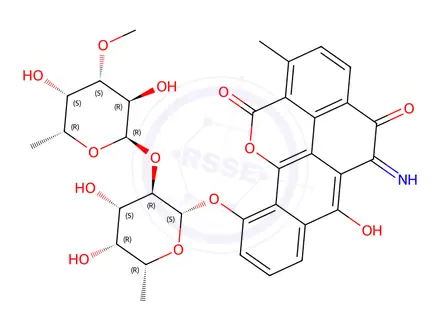 Chemical structure of chrymutasin A