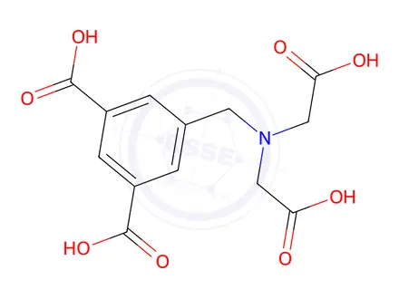 Chemical structure of 5-((Bis(carboxymethyl)amino)methyl)isophthalic acid
