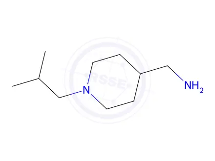 Chemical structure of (1-Isobutylpiperidin-4-yl)methanamine dihydrochloride