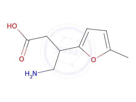 Chemical structure of 4-Amino-3-(5-methylfuran-2-yl)butanoic acid