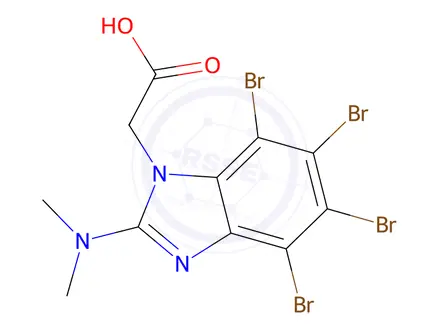 Chemical structure of 1H-Imidazole-2-carboxamide, 4,5-dihydro-N-(2,3,5,6-tetrabromo-4-methoxyphenyl)-
