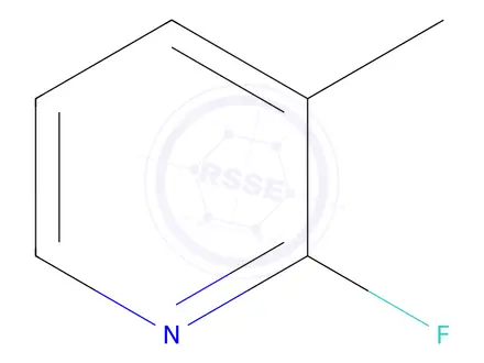 Chemical structure of 2-Fluoro-3-picoline