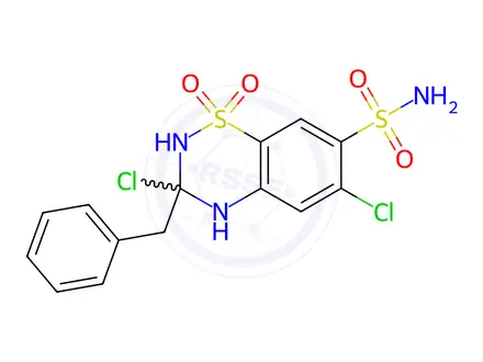 Chemical structure of Hydrochlorothiazide Impurity 46