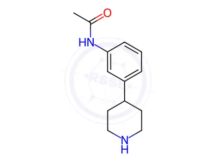 Chemical structure of N-(3-(Piperidin-4-yl)phenyl)acetamide