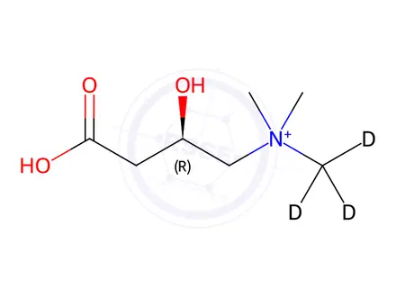 Chemical structure of L-Carnitine-[D3] in Methanol