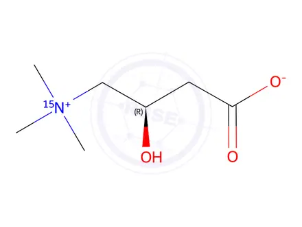 Chemical structure of L-Carnitine-15N