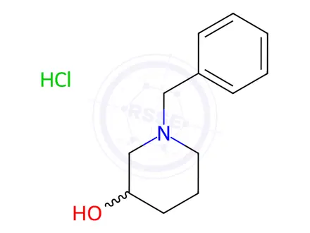 Chemical structure of 1-Benzyl-3-piperidinol Hydrochloride