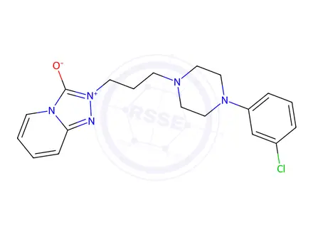 Chemical structure of Trazodone