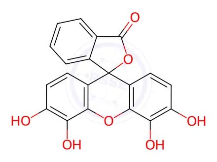 Chemical structure of Gallein