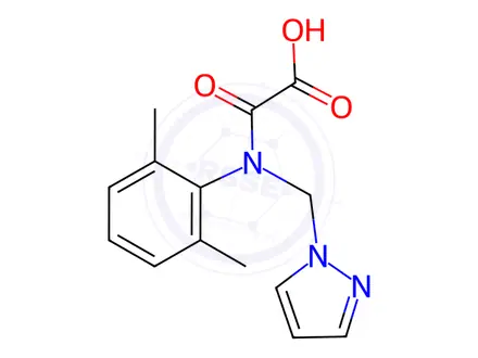 Chemical structure of Metazachlor-oxalamic acid