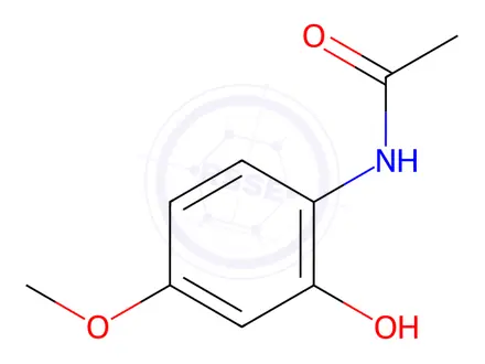 Chemical structure of N-(2-Hydroxy-4-methoxyphenyl)acetamide