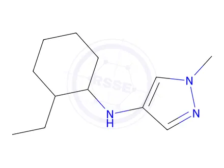 Chemical structure of n-(2-Ethylcyclohexyl)-1-methyl-1h-pyrazol-4-amine