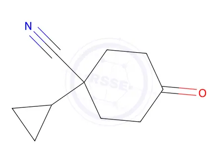 Chemical structure of 1-Cyclopropyl-4-oxocyclohexanecarbonitrile