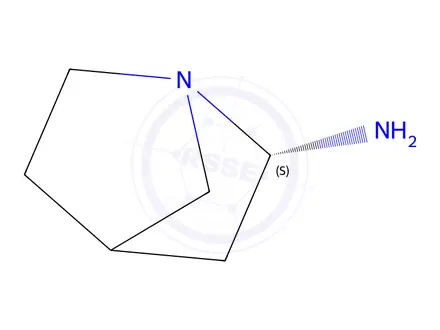 Chemical structure of 2S-1-Aza-bicyclo[2.2.1]hept-2-ylamine