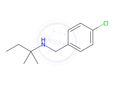 Chemical structure of n-(4-Chlorobenzyl)-2-methylbutan-2-amine