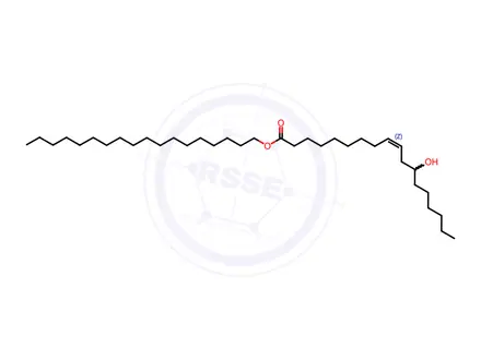 Chemical structure of octadecyl (R)-12-hydroxyoleate