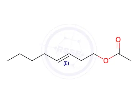 Chemical structure of (E)-3-Octen-1-ol acetate