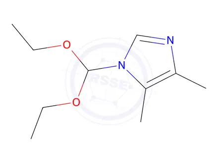 Chemical structure of 1-(Diethoxymethyl)-4,5-dimethyl-1H-imidazole