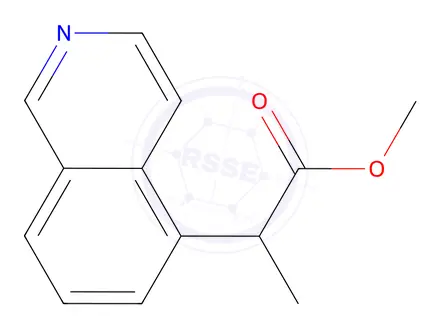 Chemical structure of Methyl 2-(isoquinolin-5-yl)propanoate