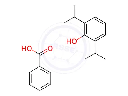 Chemical structure of Propofol Related Compound