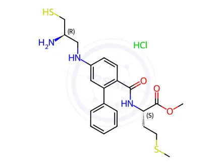Chemical structure of FTI 277 HYDROCHLORIDE