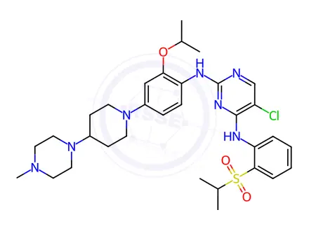 Chemical structure of TAE-684 Impurity 6