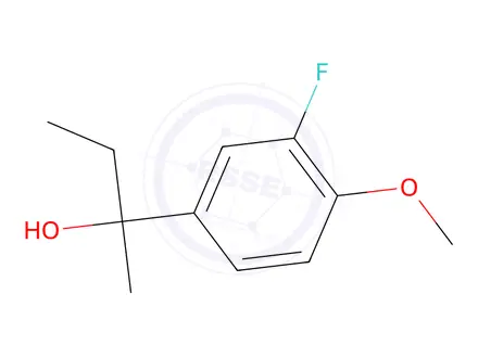 Chemical structure of 2-(3-Fluoro-4-methoxyphenyl)butan-2-ol