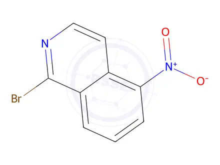 Chemical structure of 1-Bromo-5-nitroisoquinoline