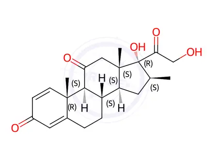 Chemical structure of Meprednisone