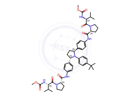 Chemical structure of Ombitasvir