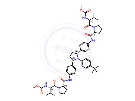 Chemical structure of Ombitasvir Impurity 8