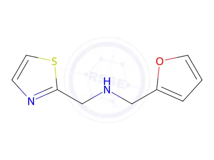 Chemical structure of (2-Furylmethyl)(1,3-thiazol-2-ylmethyl)amine dihydrochloride